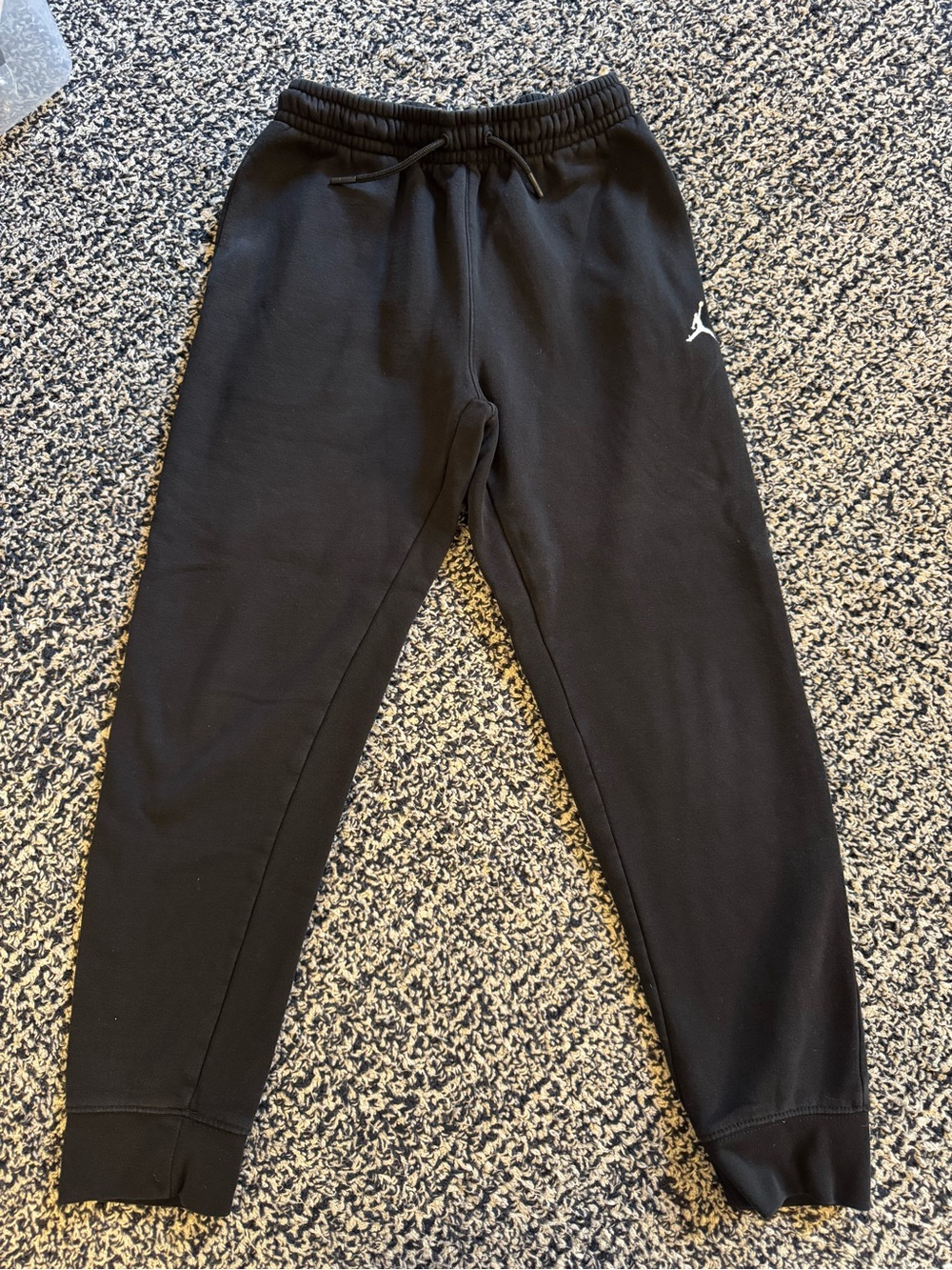 Kids Black Jogger Sweatpants with Jump Logo NIKE Jordan Jumpman size L